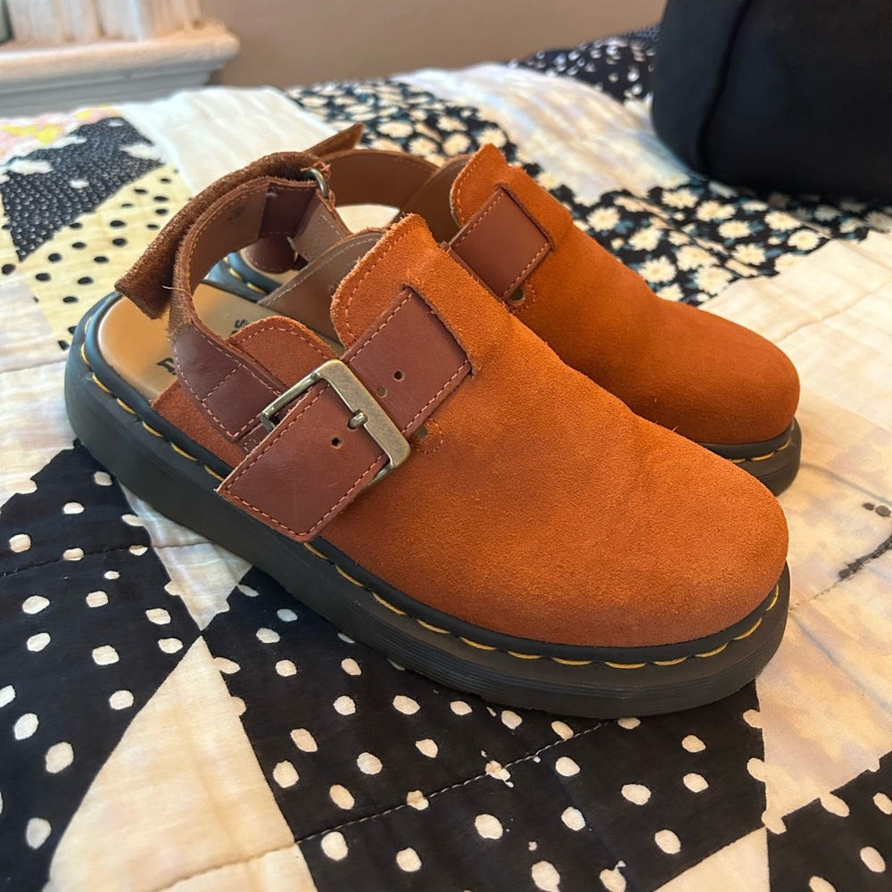 Dr Martens Jorge mules orange